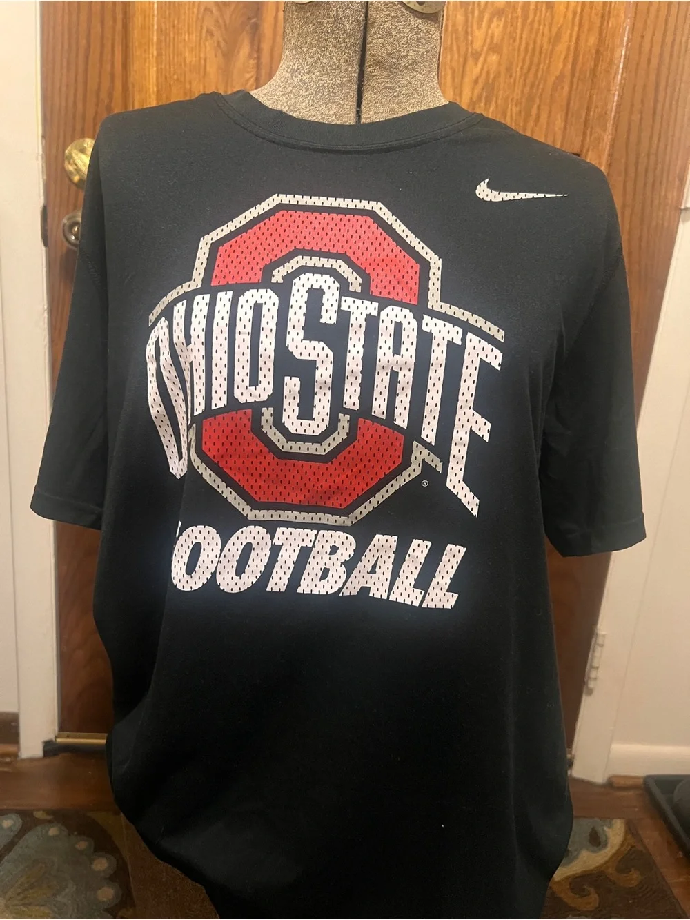 Nike Black Ohio State Football Graphic Tee Mens size Medium